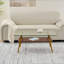 Table basse rectangulaire, plateau en verre trempé avec pieds en métal doré, table de salon moderne, verre transparent-1740301387-1740301384