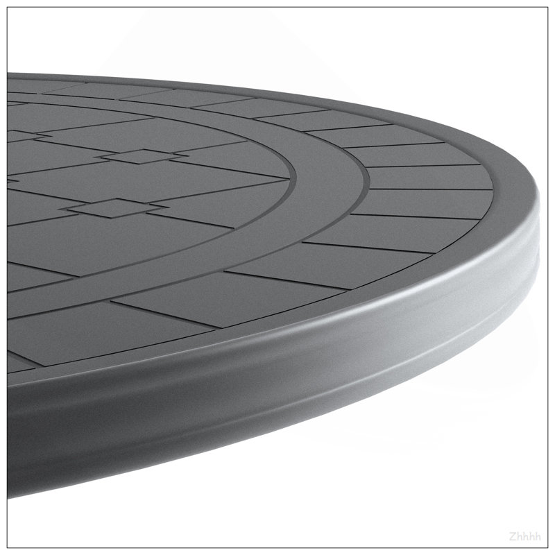 Ensemble de 5 meubles de patio en aluminium coulé avec cadre noir et coussins de siège