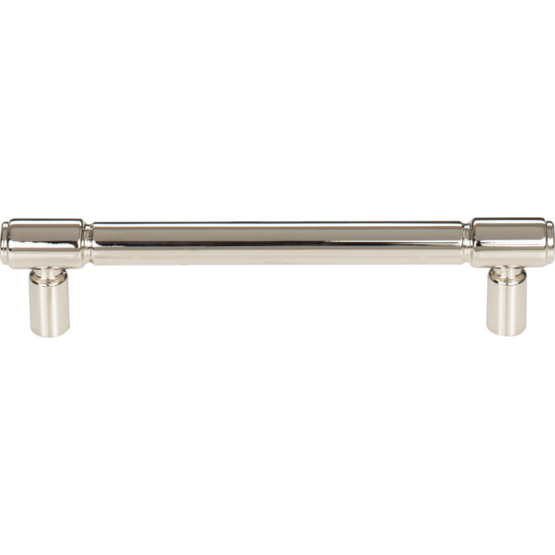 Clarence Bar pull, Polished Nickel, 5 1/16" Center to Center
