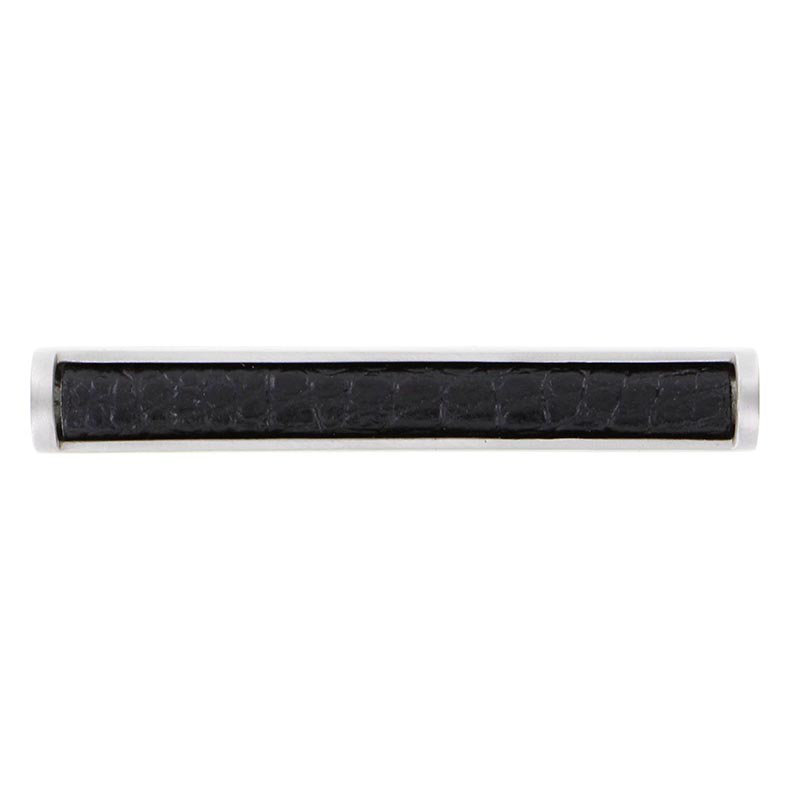 Equestre Bar / Handle Pull, Polished Silver, Black