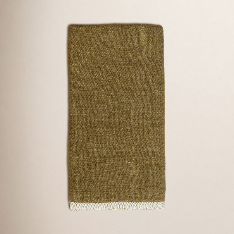 Chunky Linen Dish Cloth, Green