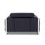 Chaise en cuir italien à grain supérieur-1004241009
