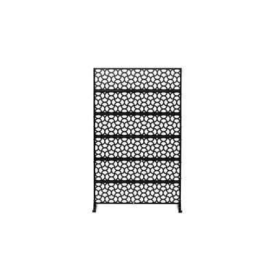 Yoan Patio Outdoor Privacy Screen 6 - Panel Freestanding, Decorative Room Divider by EASCOM