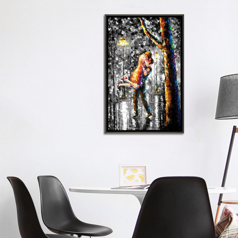 Fraîcheur du froid - reproduction d'art murale - , Reproduction encadrée sans passe-partout, H 26 po x l 18 po, Doré