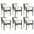 Dasjah 6 - Person Wicker Patio Dining Set with Rectangular Table , Cushions Included-20460805-20460810-20460816