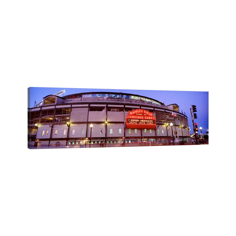 USA, Illinois, Chicago, Cubs, Baseball V by Panoramic Images - Wrapped Canvas Panoramic Gallery-Wrapped Canvas Giclée