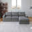 L-Shaped Modern Upholstered Sectional Sofa-196472788