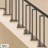 6 Pack 36In U-Shape Stair Railing-116242521