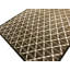 Himalayan Wool Geometric Area Rug in Brown