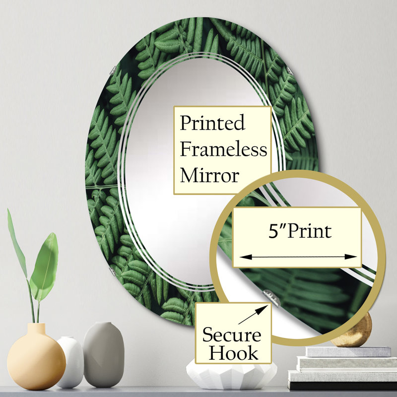 Miroir de salle de bain sans cadre, 30 po x 20 po