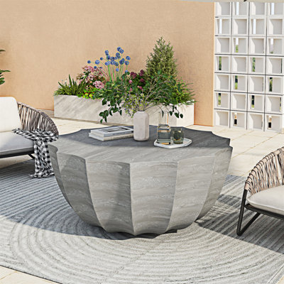 Table basse imperméable pour l'extérieur et l'intérieur