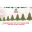 Arbre de Noël 5 pi, 350 lumières Ul, 1129 pe / embouts, base large, structure à charnières, cadre en métal renforcé à branches réalistes