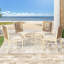 2 chaises de salle à manger Kd Mp2 du groupe de sièges - Bois avec tissu hydrofuge pour l'eau de jardin et d'extérieur - couvrant toutes les zones et tous les décors-646755242