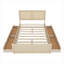 Lit plateforme avec rangement en bois 4 tiroirs-620759082-620759060