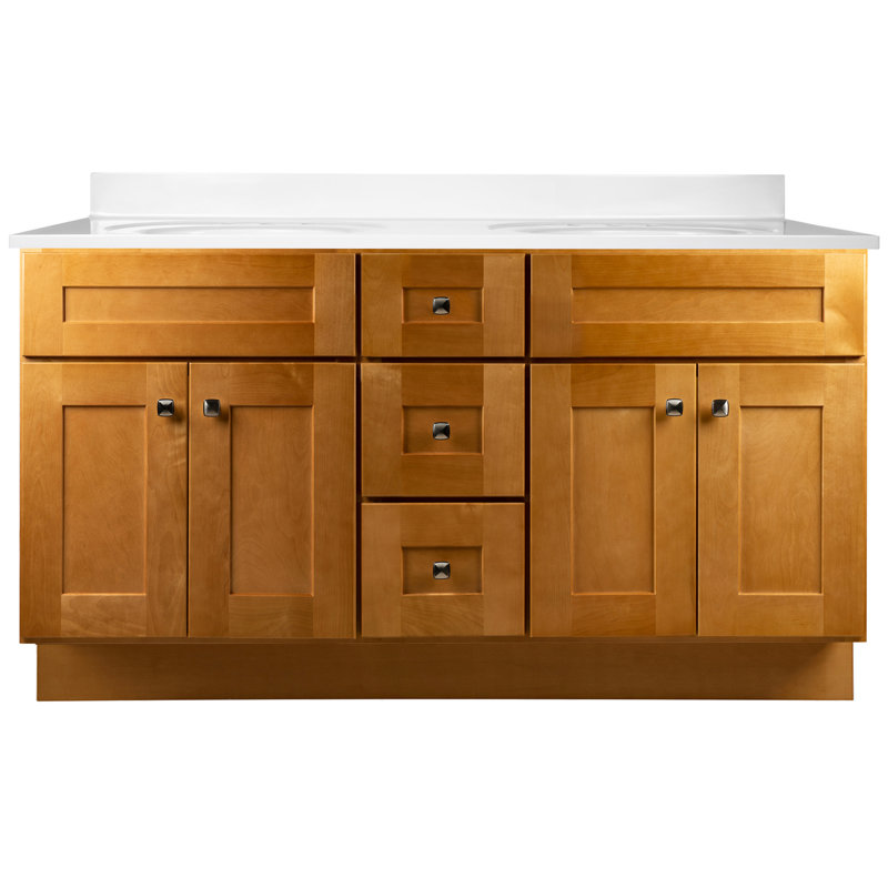 Ensemble de meuble-lavabo 61 po avec plateau en marbre de culture Brookings, assemblé, Sherwin Williams - Design House, 215061