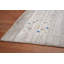 Tapis gris doux de style Gabbeh Minimalist Elegance 9 x 12