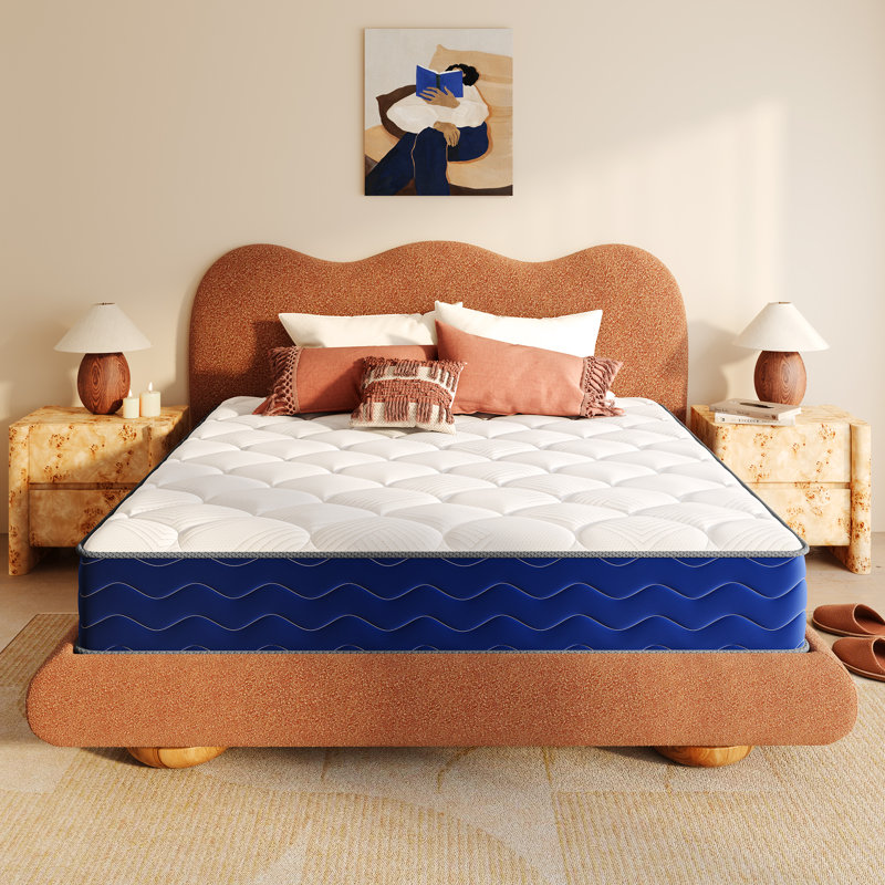 Alwyn Home Cool 12” Extra Firm Gel Memory Foam Pocket Spring Hybrid Mattress – CertiPUR-US, OEKO-TEX, SGS Certified, 12"