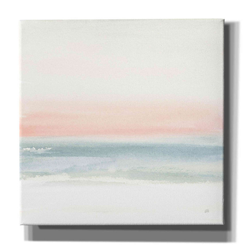 «Emrullah Pink Fog I» sur toile par Chris Paschke, H 12 po x l 12 po x P 0,75 po