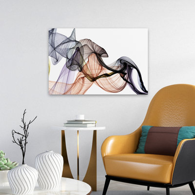 Flowing Shapes And Movement  The Invisible World III Art