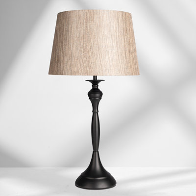 Antibes Candlestick Style Metal Table Lamp