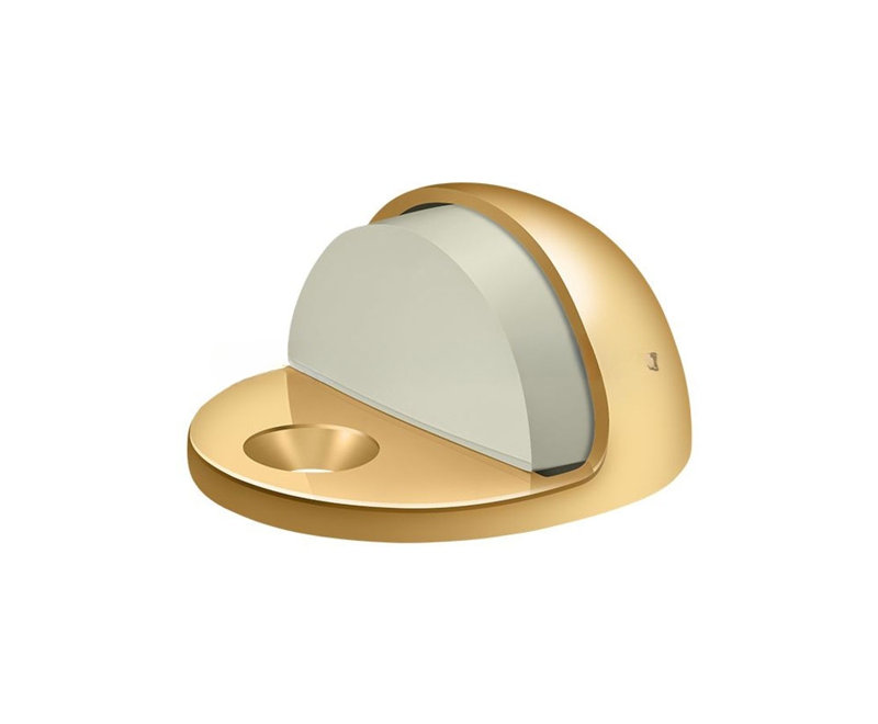 Kick Stop, PVD Polished Brass, 34.92" H x 44.45" W x 44.45" D