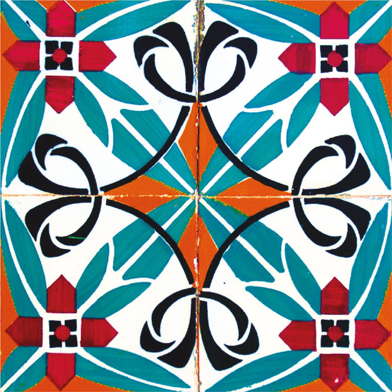 Carreau de mosaïque auto-adhésif en vinyle 4 po x 4 po