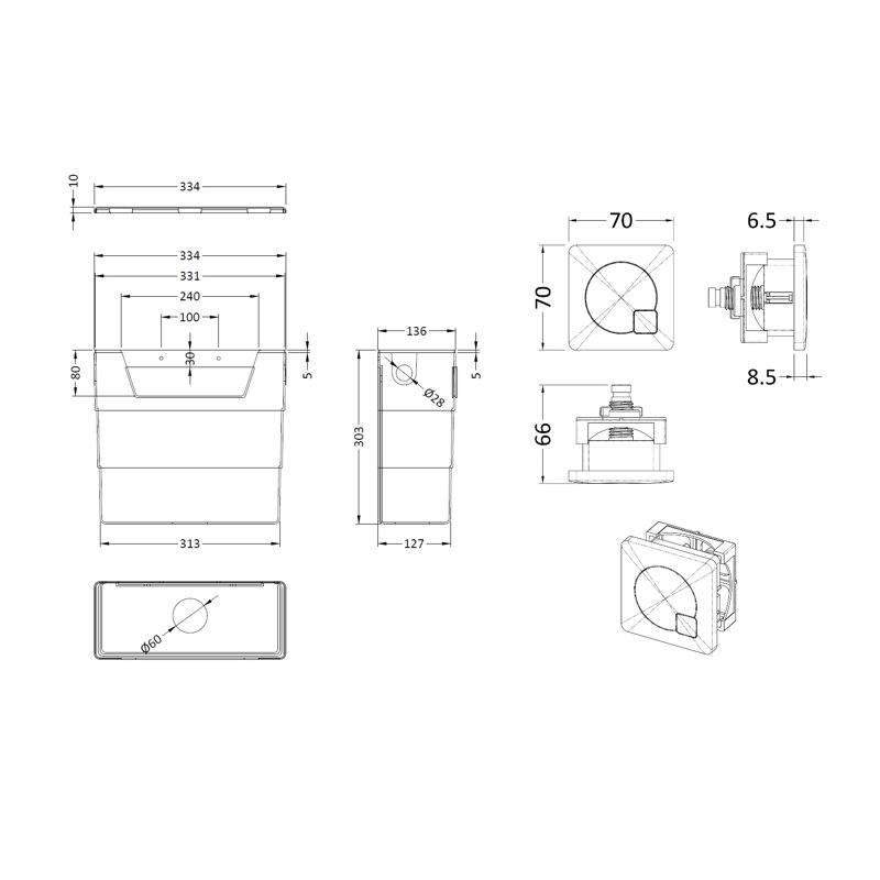 Nuie LPF Cistern Only