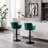 Adjustable Bar Stools In With Back And Footrest, Of 2 For Home Kitchen Pub Use 2 Fit Counter Height