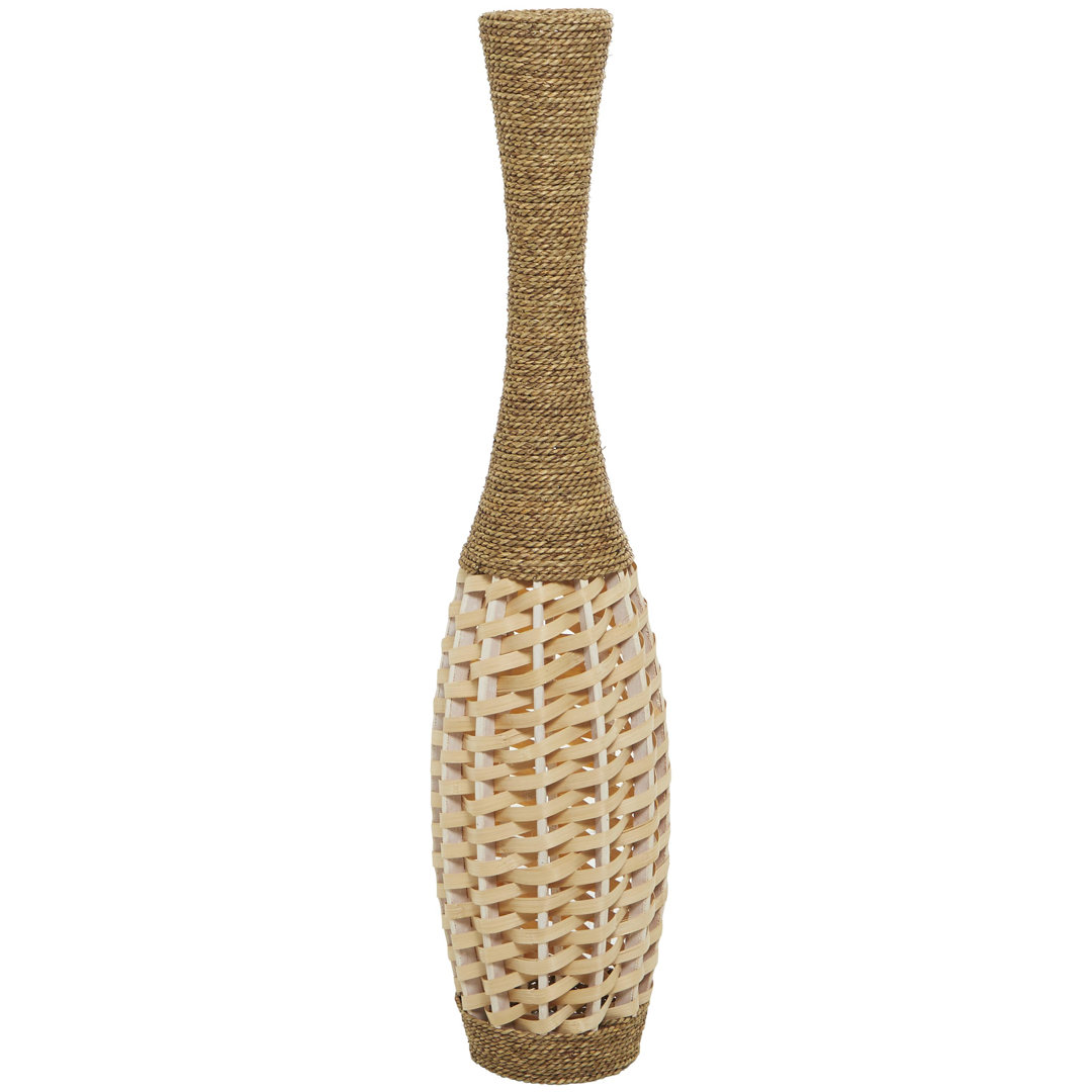 Raylenet Suzanne Brown Bamboo Table Vase Beachcrest Home™ 