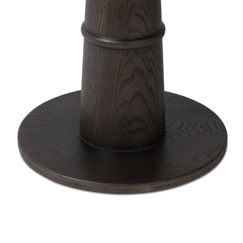 Goetz Bar Table-Brown Oak-Bar, Brown Oak Veneer, 36.5" H x 32" L x 32" W