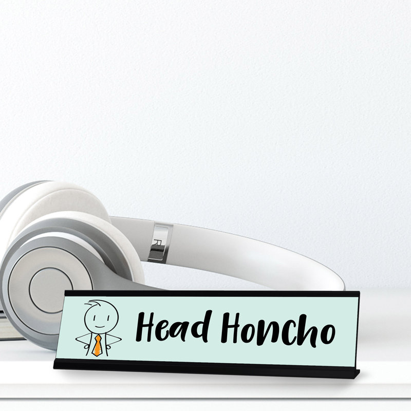 Enseigne de bureau Head Honcho