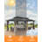 SeeHill 12' x 20' Hardtop Gazebo, Outdoor Patio Gazebo, Aluminum Frame Patio Hardtop Gazebos with Netting and Curtain, Outdoor Patio Pergola with Double Steel Roofs for Deck, Lawns, Parties, Sandstone-113380058