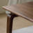 Simple modern dining table Walnut Rectangular Solid Wood Top with Solid Wood Base Dining Table-101460791