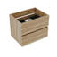 Meuble-lavabo mural 24 po avec tiroir double Grace