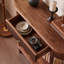 Console simple de style français moderne brune