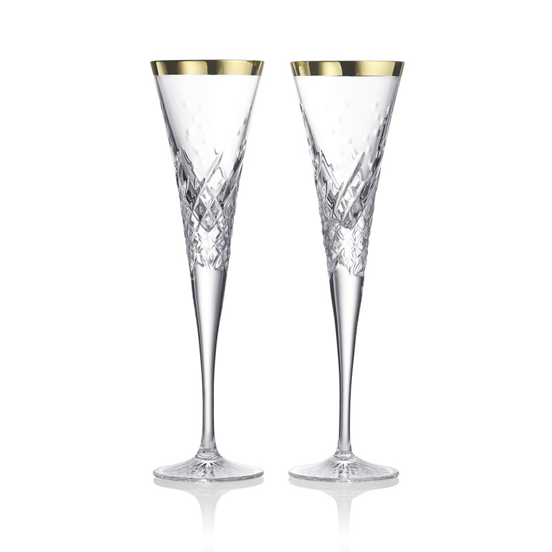 Waterford Celebration 4.5oz Toasting Flute, Gold