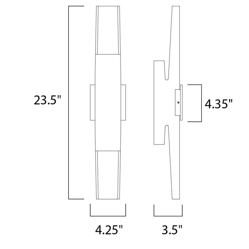 Sakil LED Wall Light, White