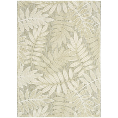 Tapis moderne ivoire sauge 9 pi x 12 pi Lakesha