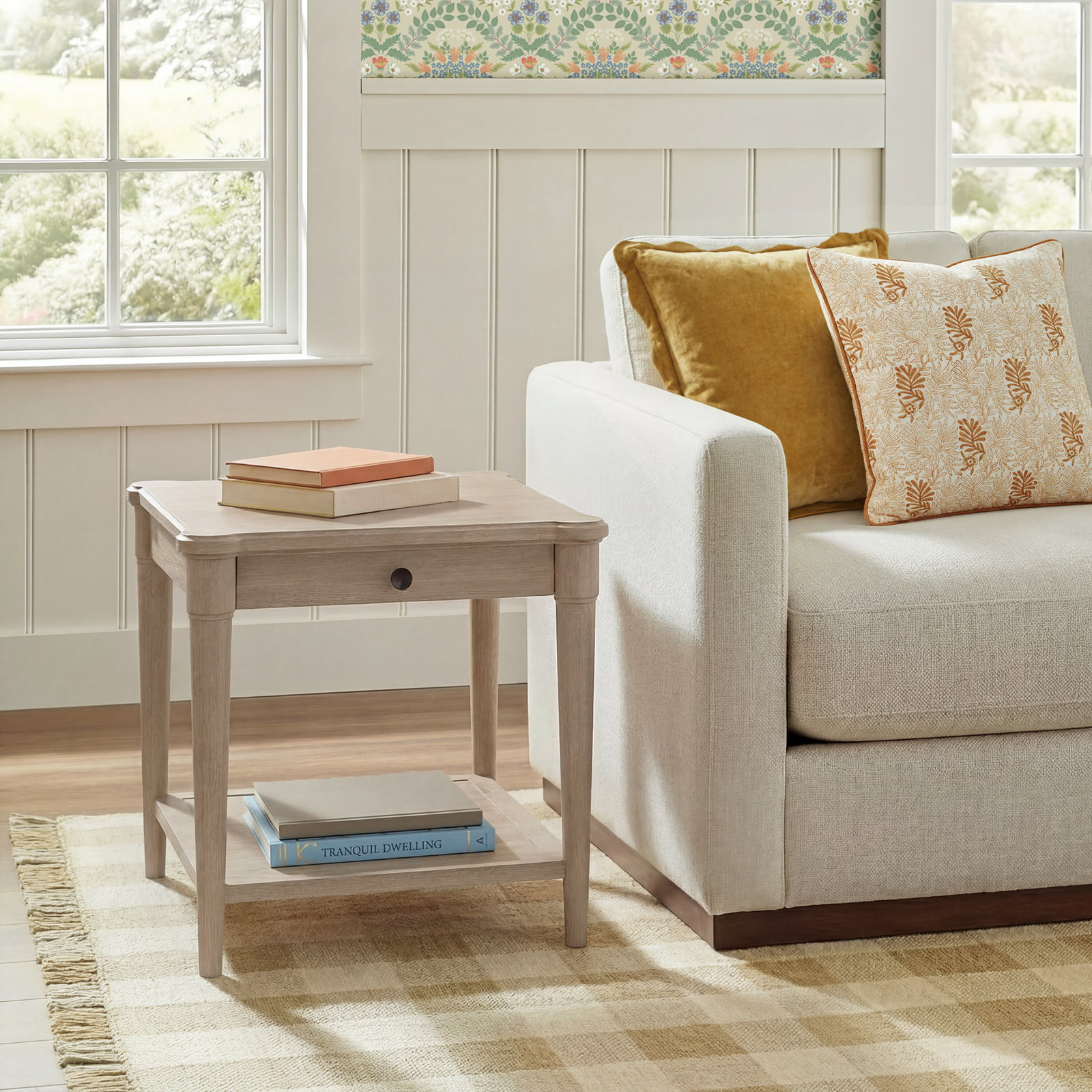 Dana 24" End Table, Beige