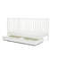 Hartley Classic Cot, Under Drawer and Premium Sprung Mattress - White-113040653