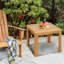 Table d'appoint en bois massif Stella-200338782