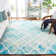 Dip Dye Hand Tufted Wool Geometric Rug