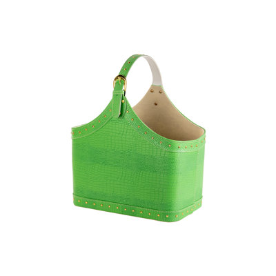 Cabeza Vegan Leather Free Standing Magazine Rack