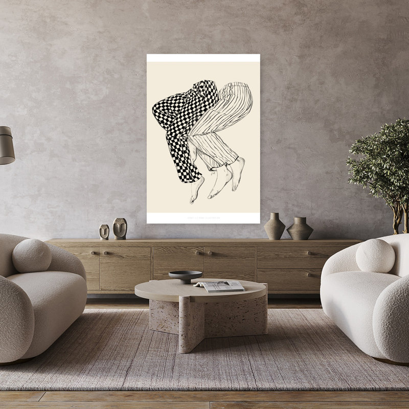 Art contemporain, art contemporain abstrait, H 48 po x l 32 po