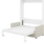 Lit escamotable double avec coussin-1983634597
