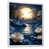 White Floater Framed