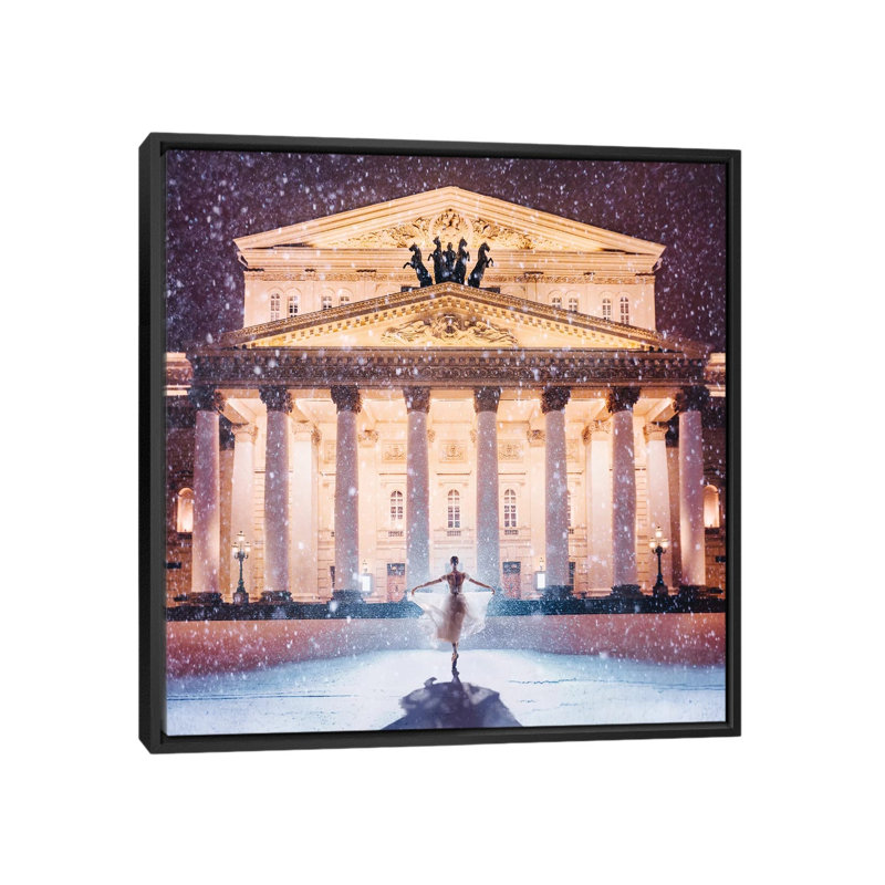 «Bolshoi Theatre», reproduction sur toile flottante, H 12 po x l 12 po x P 1,5 po, Toile avec cadre noir