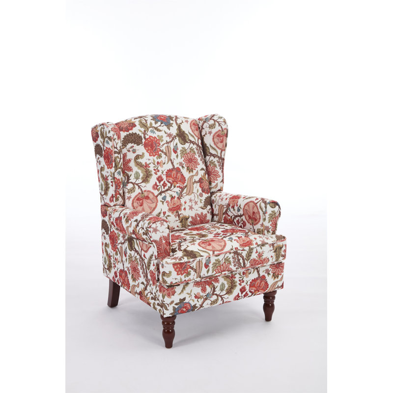 Chaise d'appoint moderne avec pieds en bois rétro