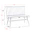 Banc en bois massif Modern Farmhouse Hadiya-99057900