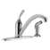 Classic Single-Handle Kitchen Sink Faucet with Side Sprayer, 4-Hole Kitchen Faucet
